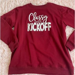 Classy Until Kickoff Sweatshirt